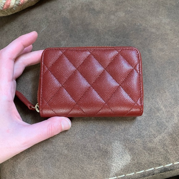 Authentic Red Chanel Wallet - Picture 2 of 6